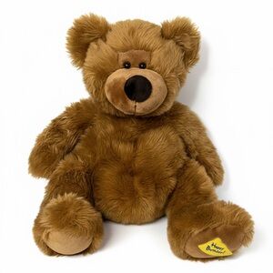 Vtg 2000 FTD Happy Birthday Plush Teddy Bear Brown Large Soft Gift Toy
